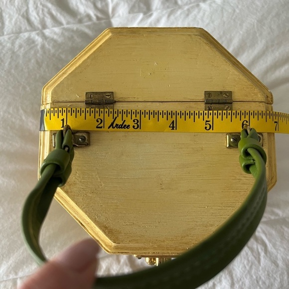 Vintage Wood Purse Village Square Octagon~ Candy Store. - Picture 8 of 11